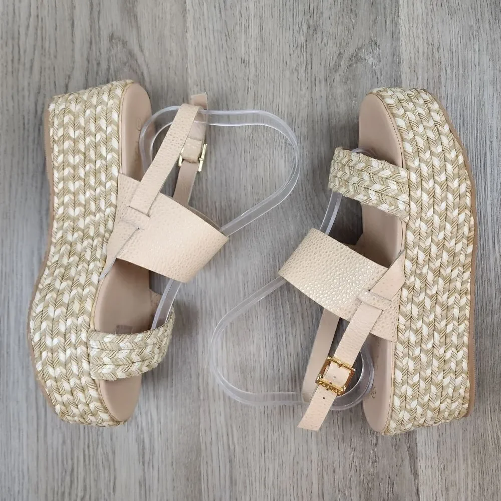 Kaanas Montpellier Wedge Sandals size 8